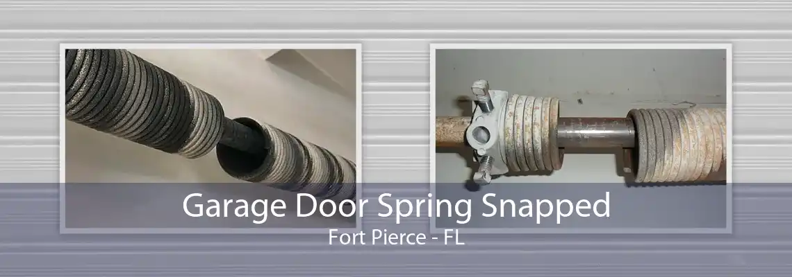 Garage Door Spring Snapped Fort Pierce - FL